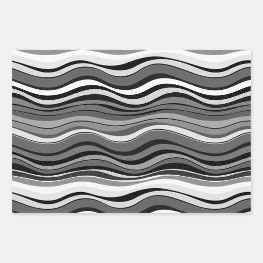 Muster für einfarbige Rippchen Geschenkpapier Set (Vorderseite 3)