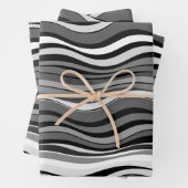 Muster für einfarbige Rippchen Geschenkpapier Set (Beispiel)