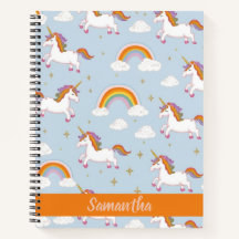 Muster für Einhorn und Regenbogen