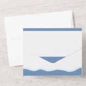 Muster für Einladungskarten an den Grenzen All In One Einladung (Rückseite)