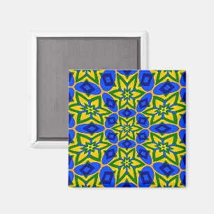Muster für elegante Abstrakte Blume Magnet