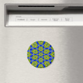 Muster für elegante Abstrakte Blume Magnet (In Situ (Geschirrspüler))