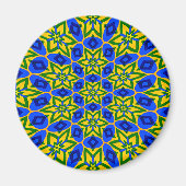 Muster für elegante Abstrakte Blume Magnet (Vorne)