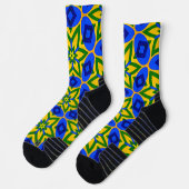 Muster für elegante Abstrakte Blume Socken (Links)