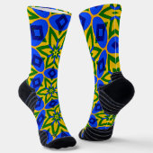 Muster für elegante Abstrakte Blume Socken (Gewinkelt)