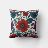 Muster für elegante Blume Kissen (Rückseite)