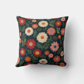 Muster für elegante Blume Kissen (Rückseite)