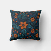 Muster für elegante Blume Kissen (Rückseite)