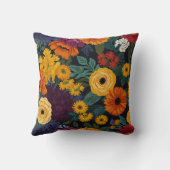 Muster für elegante Blume Kissen (Rückseite)