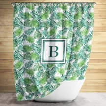 Muster für elegante Monogram Palm-Blätter