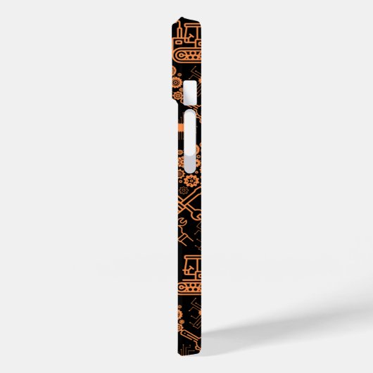 Muster für Entwickler eines Schwarzen Architekturk Case-Mate iPhone Hülle (Rückseite / Links)