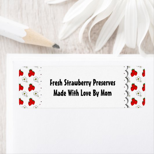 Muster für Erdbeeren und Blume (Insitu)