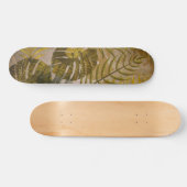 Muster für erdtropische Blätter Skateboard (Horizontal)