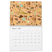 Muster für erkannte Symbole für Kriminalromane Kalender (Feb 2027)