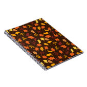 Muster für Erntedank-Ahorn-Blätter Notizblock (Rechte Seite)