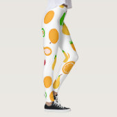 Muster für exotische Früchte Leggings (Rechts)