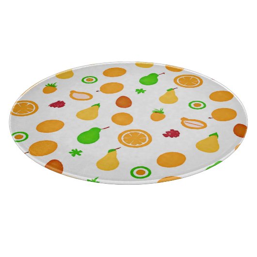 Muster für exotische Früchte Schneidebrett (Ecke)