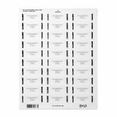 Muster für Extravagante schwarz-weiße Damaskus-Mus (Vorne)