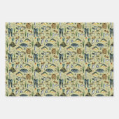 Muster für Fanggeräte Geschenkpapier Set (Vorderseite 3)