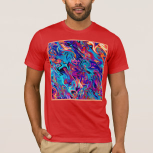 Muster für farbenfrohe geometrische Abstraktionen T-Shirt