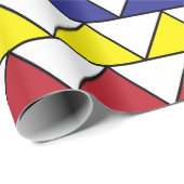 Muster für farbenfrohe geometrische Dreiecke Geschenkpapier (Rolleneckpunkt)