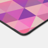 Muster für farbenfrohe geometrische Dreiecke Schreibtischunterlage (Ecke)