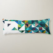 Muster für farbenfrohe geometrische Formen Seitenschläferkissen (Rückseite)