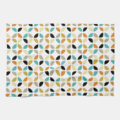 Muster für farbenfrohe geometrische Zirkel des mit Geschirrtuch (Horizontal)