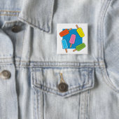 Muster für farbenfrohe Popsicles Button (Beispiel)