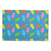 Muster für farbenfrohe Popsicles Kissenbezug (Rückseite)