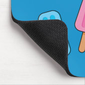 Muster für farbenfrohe Popsicles Mousepad (Ecke)