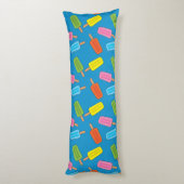 Muster für farbenfrohe Popsicles Seitenschläferkissen (Rückseite (Vertikal))