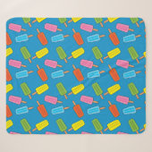 Muster für farbenfrohe Popsicles Sherpadecke (Vorderseite (Horizontal))