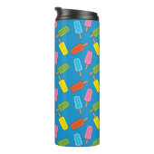 Muster für farbenfrohe Popsicles Thermosbecher (Nach rechts gedreht)