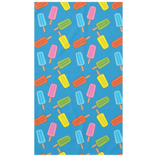 Muster für farbenfrohe Popsicles Tischdecke (Vorderseite)