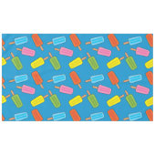 Muster für farbenfrohe Popsicles Tischdecke (Vorderseite (Horizontal))