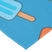 Muster für farbenfrohe Popsicles Tischdecke (Schrägansicht)