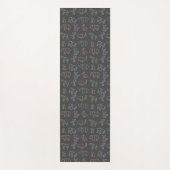 Muster für farbige Geometrie Origami-Tiere Yogamatte (Vorderseite)