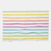 Muster für farbige Rainbow-Streifen Geschirrtuch (Horizontal)