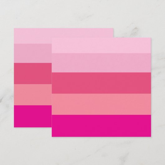 Muster für Farbstreifen mit CandyFlat-Karte (Vorne/Hinten)