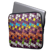 Muster für festgehaltenes Glas #8 Laptopschutzhülle (Vorderseite Links)