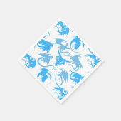 Muster für Feuerklappen Serviette (Ecke)