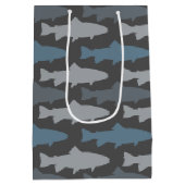 Muster für Fischen von Lures Mittlere Geschenktüte (Rückseite)