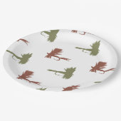 Muster für Fischen von Lures Pappteller (Schrägansicht)