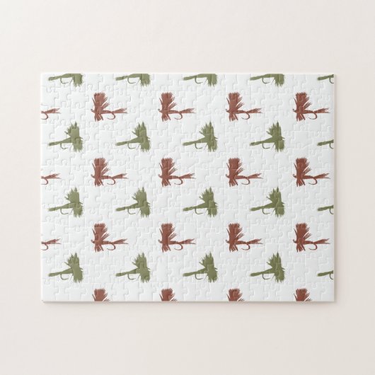 Muster für Fischen von Lures Puzzle (Horizontal)