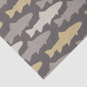 Muster für Fischen von Lures Seidenpapier (Detail)