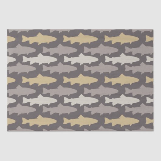 Muster für Fischen von Lures Seidenpapier (Vorderseite)