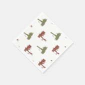 Muster für Fischen von Lures Serviette (Ecke)