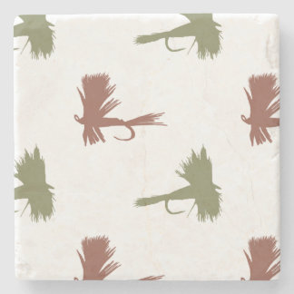 Muster für Fischen von Lures Steinuntersetzer