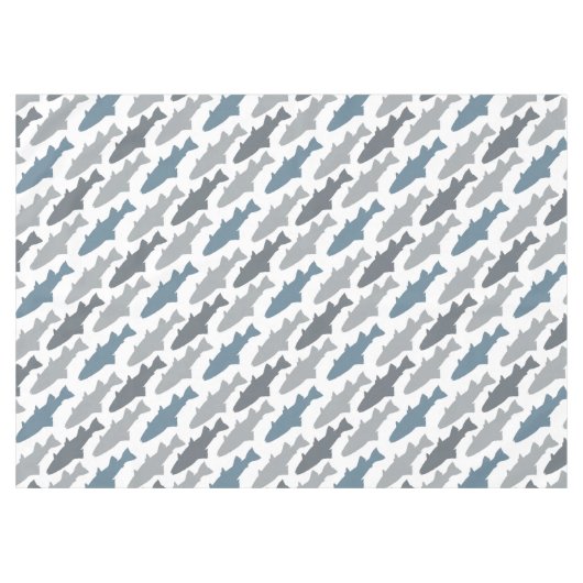 Muster für Fischen von Lures Tischdecke (Vorderseite (Horizontal))